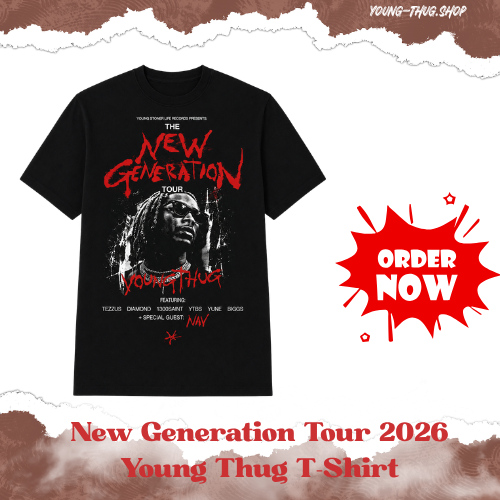 New Generation Tour 2026 DTNK0308 Young Thug T-Shirt